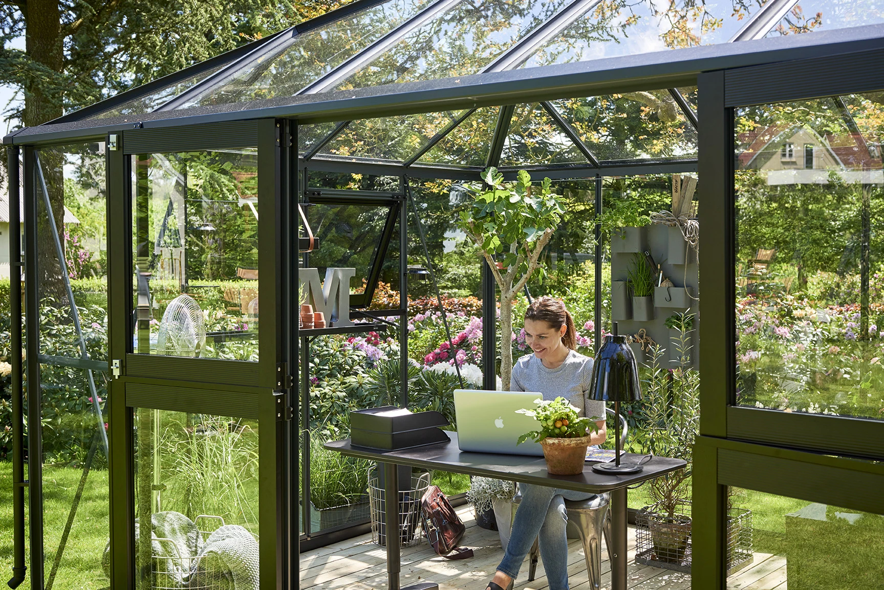 Royal Well Tuinkamer Grand Oase 13 m2 Antraciet - Afbeelding 5